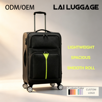 Ensemble de bagages en tissu Oxford de très grande capacité, valises souples extensibles à roulettes de 20/24/28/32 pouces