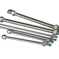 Tuyau d'injection diesel haute pression spécial courbé pour chargeuse sur pneus, traitement personnalisé