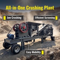 Aggregat-Vibrationsförderer Mobile Backenbrecher-Siebanlage für Große Steinbrechmaschinen