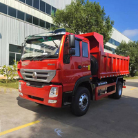 Camion de fret léger 4x2 15 tonnes de haute qualité, mini camion benne Howo à vendre