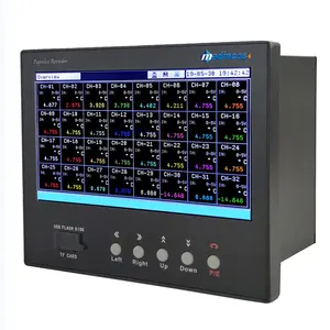 MPR5000S:7 "산업 보편적인 32 다 수로 이더네트 Modbus 를 가진 디지털 방식으로 Paperless USB 온도 습도 데이터 로거