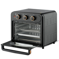Four électrique RAF et friteuse à air chaud 2-en-1 de 18 L pour la cuisson domestique sur comptoir