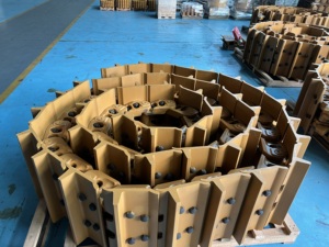 Gruppo di scarpe per Bulldozer con catena di piste assy Komatsu D155 D275 <span class=keywords><strong>D355</strong></span> D375 gruppo catena di cingoli - Product Image 2