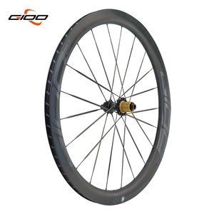 Forever Hot Selling 700C Cruiser Roue de vélo en fibre de carbone Route ondulée Essieu 24 vitesses Frein à disque Canyon Racing Gravel Bike Wheel - Product Image 1