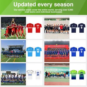 Camisetas de Fútbol al por Mayor OEM, Clásicas, Retro, Vintage, Cortas, Estampadas, de Alta Calidad, Personalizadas con Logotipo, para Verano - Product Image 6