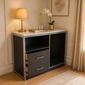 Hotel-Möbel Kühlschrank-Schrank Danny Canada Hotel-Schlafzimmer-Set Modern 10 Sets Holz Maßgefertigte Größen 3-Sterne/4-Sterne/5-Sterne - Product Image 1