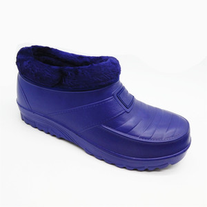 Sabots chauds en EVA avec fourrure, bottes <span class=keywords><strong>de</strong></span> neige, chaussures d'intérieur, pantoufles, automne et hiver, meilleures ventes, 2021 - Product Image 2
