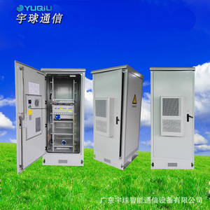 ตู้โทรคมนาคมกลางแจ้ง YUQIU สำหรับสถานีฐาน 4G ชุบกัลวาไนซ์แบบจุ่มร้อน สำหรับการติดตั้งโดยผู้จ้างเหมาและผู้รับเหมา - Product Image 2