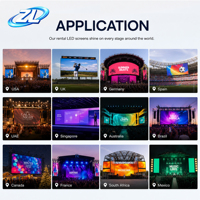 En stock, vente directe usine : Alimentation LED 200W auto-refroidissante, luminosité 5000 cd, pour écran vidéo mural fixe