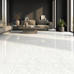 Azulejos Vitrificados Belmont Steel de 1000x1000mm, Acabado Brillante y Pulido, para Pisos Interiores Modernos, Porcelana - Product Image 3