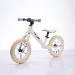 Vélo d'équilibre pour enfants de 3 à 8 ans, avec cadre en nylon, selle en cuir PU, pneus gonflables de 12 pouces, vélo de sport pour tout-petits - Product Image 5