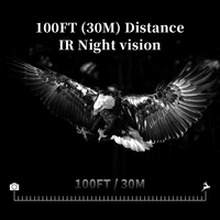 Caméra de surveillance de la faune 4G GSM KEEPGUARD KW896 avec antenne, caméra sans fil, portée nocturne de 100 pieds, 32MP, caméra thermique 2K