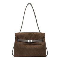Sac fourre-tout vintage en PU grande capacité pour femme, style national, nouvelle collection hiver 2026, mallette simple et polyvalente