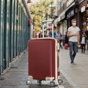 Bolsa de viaje de Material ABS grande y moderna, equipaje, cerradura TSA, tamaño de cabina, peso ligero, duradero, ofertas por tiempo limitado - Product Image 1