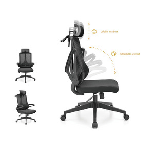 Fauteuil de bureau moderne à hauteur réglable pour la maison et la chambre - Product Image 5
