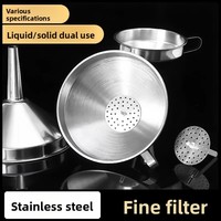 Filtre à entonnoir en acier inoxydable 304 Chu Yi, multifonctionnel pour la maison, pour huile, sédiments, herbes médicinales chinoises et vin