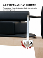 Ensemble d'équipements de Pilates professionnels : Lit de Pilates, Reformer de yoga, Ladder Barrel, Chaise de stabilité et Système d'exercices cinq-en-un