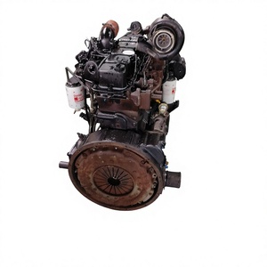 Motor 6BT usado original en buen estado, conjunto completo con turbo, ventilador y arnés de cableado para camión de transporte Cummins - Product Image 1