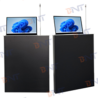 Moniteur LCD de fonction de levage de système de conférence audio de bureau caché pour la vidéo de présentation pour les salles de conférence d'équipement informatique