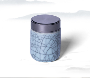 Chinese <span class=keywords><strong>Ceramic</strong></span> Stash <span class=keywords><strong>Jar</strong></span> Luftdicht, geruchs neutral Tabak Aufbewahrung koffer Luft versiegelung Porzellan Kaffee Tee Zucker dose Kanister glas - Product Image 4