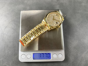 El Reloj de Pulsera con Diamantes de la Más Alta Calidad y el Estilo Más Clásico, con una Luminosidad Nocturna Excepcional. Reloj Mecánico para Hombre - Product Image 6