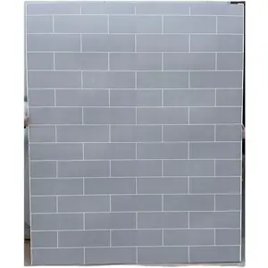 knife-cut PVC shower wall panels for interior bathroom decoration