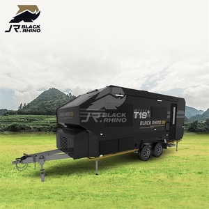 <span class=keywords><strong>Mini</strong></span> caravana grande de 19 pies para exteriores, remolque de juguete, <span class=keywords><strong>mini</strong></span> caravana todoterreno para acampar, luces LED y remolques de viaje con freno eléctrico - Product Image 1