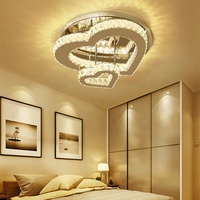 JYLIGHTING – plafonnier led en cristal en forme de cœur, vente en gros, design moderne contemporain et luxueux