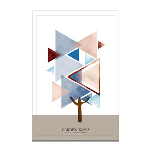 Áp Phích Vải Bố Hình Học Tranh Sơn Dầu Trang Trí Nhà Ở Bắc Âu Đơn Giản In Hình Cây Nghệ Thuật Trừu Tượng Trên Vải Bố Áp Phích Tranh Nghệ Thuật In - Product Image 6