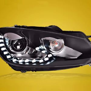 ชุดไฟหน้า LED สำหรับ Golf 6 ปี 09-13 รุ่นดัดแปลงแบบ R20 พร้อมไฟเดย์ไลท์แบบ Tear-Eye สภาพใหม่ - Product Image 3