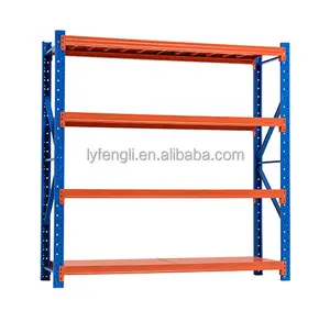 H2000*W1500*D600mm warehouse store use 4 layer steel shelf heavy duty