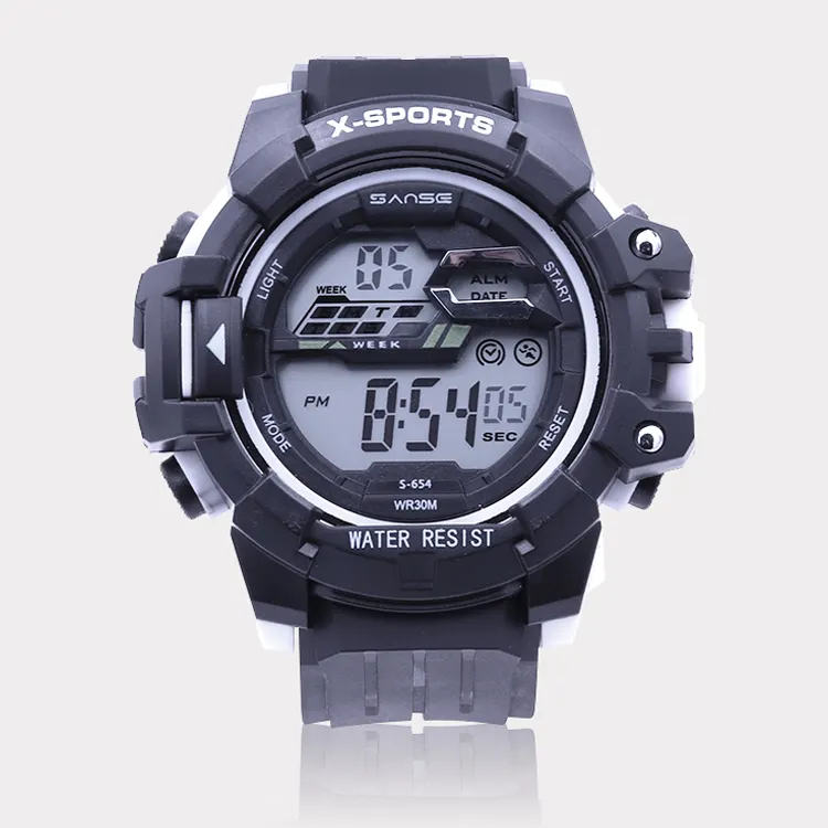 Sanse S-654 Waterproof Digital Outdoor Sport Watch OEM relojes Mens Hiking Watches Fashion Branded Wristwatches