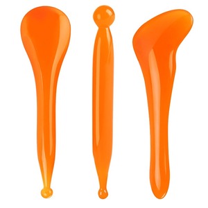 Planche Gua Sha, bâton de massage pour les yeux, stylo d'acupression, ensemble de massage pour le visage, les jambes, le dos et le corps entier pour usage domestique. - Product Image 3