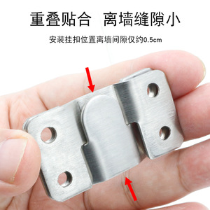 Hebilla de acero inoxidable Jin Aoding con forma de montaña para marcos de fotos, accesorios para colgar en galerías de espejos, cierre para cajones - Product Image 5