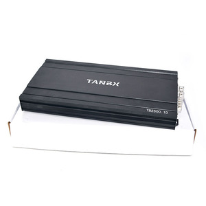 Amplificateur de voiture numérique mono T'ANBX 2500W Classe D Haute puissance TB2500.1D en alliage d'aluminium - Product Image 1