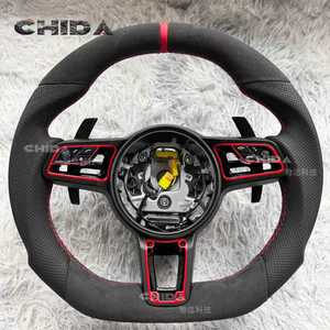 Adatto per la Nuova Porsche 991, Pelle Scamosciata di Alta Qualità, Compatibile con Panamera, Cayenne, 718, 991, Taycan, Macan - Product Image 1