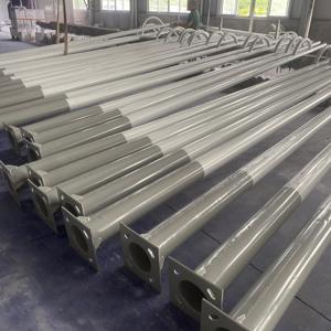 8m 9m 10m מנורת פוסט חם טבל מוטות מגולוון חיצוני רחוב אור השמש מקור המפעל - Product Image 2