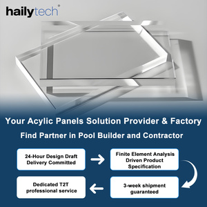 Mega akvaryum tünelleri ve pencereler için kalın akrilik paneller (100mm-500mm) için çin fabrikası - Product Image 6