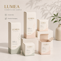 Boîte en papier personnalisée recyclable avec logo unique pour l'emballage de crème cosmétique, d'huile essentielle pour le corps, de produits de soin de la peau