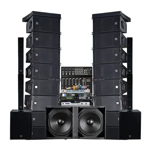 D & B desain Q1 penjualan laris ganda 10 inci kuat pasif line array speaker sistem tahap line array outdoor line array