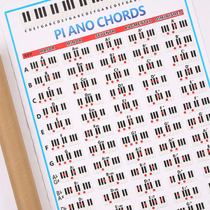 Acorde de <span class=keywords><strong>Piano</strong></span> Spectrum <span class=keywords><strong>Acordes</strong></span> portátiles Hoja de trucos Papel Acorde de <span class=keywords><strong>Piano</strong></span> electrónico Diagrama de dedo Práctica de digitación - Product Image 5