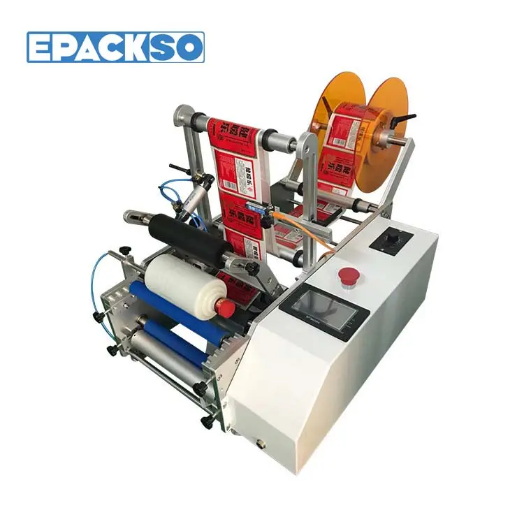 Semi Automatic Labeling Machine Sticker Labeling Machine Water Bottle Labeling Machines