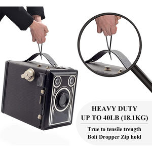 100 buah/pak tali nilon penguncian otomatis kuat tali ritsleting plastik berat kustomisasi grosir tidak pernah rusak - Product Image 2