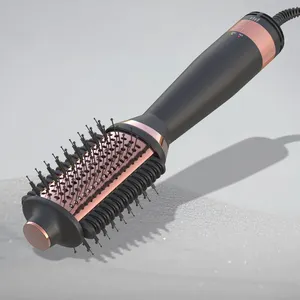 SMET Wholesale Hot Air Dryer Brush Powerful Hair Dryer And Volumizer Nichrome Alloy Heating Wire Hair drier Brush