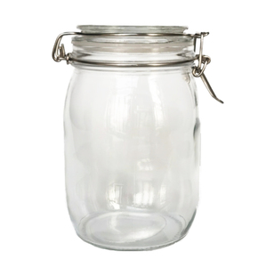1000ml 1L Round Canister Coconut Flakes <strong>Jar</strong> Coconut Oil <strong>Laundry</strong> <strong>Jars</strong> With Airtight Lid - Product Image 2