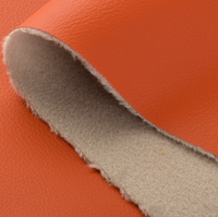 1.4mm Texture en cuir véritable et motif anti-rayures Tissu PU élastique et doux sans solvant Revêtement de canapé pour la maison ou les sièges de voiture