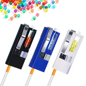 Vente en gros de cigarettes applicateur de filtre à la menthe tige de filtre avec tubes capsules de menthol