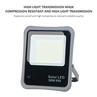 KCD ultra-mince design haute luminosité IP67 chargeant une grande batterie projecteur à énergie solaire 100w 200w 300w 500w 800w projecteur solaire