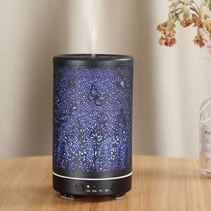 Diffuseur d'arômes YXTY 100 ml, humidificateur de bureau avec lumière LED et design ajouré pour la maison et le bureau - Product Image 2