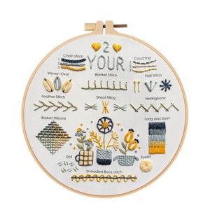 Nuevo paquete <span class=keywords><strong>de</strong></span> material <span class=keywords><strong>de</strong></span> bricolaje bordado europeo para principiantes Juego <span class=keywords><strong>de</strong></span> 3 piezas <span class=keywords><strong>de</strong></span> práctica básica - Product Image 2